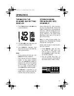 Предварительный просмотр 17 страницы Radio Shack 20-430 Owner'S Manual