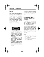 Предварительный просмотр 21 страницы Radio Shack 20-430 Owner'S Manual