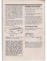 Preview for 7 page of Radio Shack 20-461 Owner'S Manual