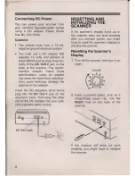 Предварительный просмотр 8 страницы Radio Shack 20-461 Owner'S Manual