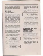 Предварительный просмотр 15 страницы Radio Shack 20-461 Owner'S Manual