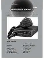 Radio Shack 21-1703 A User Manual preview