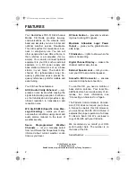 Preview for 2 page of Radio Shack 21-1709 Owner'S Manual