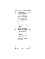 Preview for 9 page of Radio Shack 21-1826/28/29 Owner'S Manual