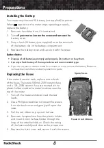 Предварительный просмотр 8 страницы Radio Shack 22-812A Manual