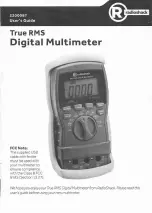 Preview for 1 page of Radio Shack 2200087 User Manual