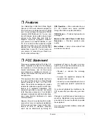 Preview for 3 page of Radio Shack 25-3009 Owner'S Manual