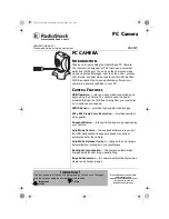 Предварительный просмотр 1 страницы Radio Shack 25-3121 Owner'S Manual