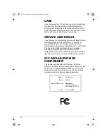 Preview for 12 page of Radio Shack 25-3121 Owner'S Manual