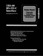 Radio Shack 26-1145 Hardware Manual preview