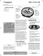 Radio Shack 26-192 Owner'S Manual preview