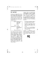 Preview for 3 page of Radio Shack 32-1245 Owner'S Manual