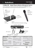 Radio Shack 32-1258 User Manual preview