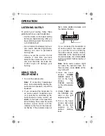 Preview for 7 page of Radio Shack 33-1185 Owner'S Manual