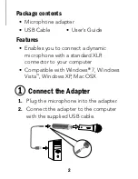 Preview for 2 page of Radio Shack 33-331 User Manual