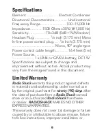 Preview for 6 page of Radio Shack 3303012 User Manual