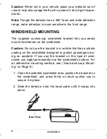 Preview for 8 page of Radio Shack 360 Laser Radar Detector with VG-2 Guard Owner'S Manual