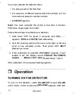 Preview for 12 page of Radio Shack 360 Laser Radar Detector with VG-2 Guard Owner'S Manual