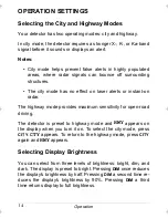 Preview for 14 page of Radio Shack 360 Laser Radar Detector with VG-2 Guard Owner'S Manual