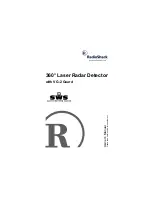 Preview for 1 page of Radio Shack 360 Laser Radar Detector Owner'S Manual