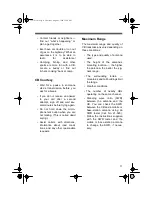 Предварительный просмотр 11 страницы Radio Shack 40-CHANNEL 2-WAY CB RADIO TRC-501 Owner'S Manual