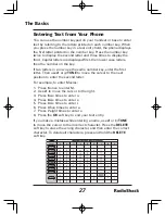 Предварительный просмотр 27 страницы Radio Shack 43-142 User Manual