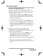 Preview for 63 page of Radio Shack 43-142 User Manual