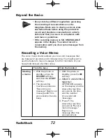 Preview for 72 page of Radio Shack 43-142 User Manual