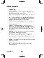 Предварительный просмотр 82 страницы Radio Shack 43-142 User Manual