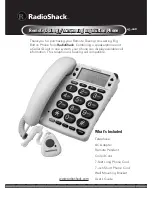 Radio Shack 43-208 User Manual предпросмотр