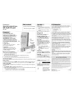 Предварительный просмотр 1 страницы Radio Shack 43-3260 Owner'S Manual