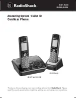 Radio Shack 43-329 User Manual preview