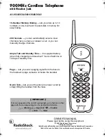 Предварительный просмотр 1 страницы Radio Shack 43-3533 Owner'S Manual