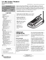 Radio Shack 43-3537 Owner'S Manual предпросмотр