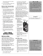 Preview for 3 page of Radio Shack 43-3537 Owner'S Manual