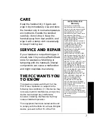 Preview for 7 page of Radio Shack 43-3538 Owner'S Manual