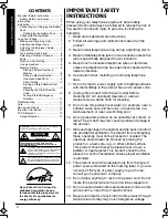 Preview for 2 page of Radio Shack 43-3546 Owner'S Manual