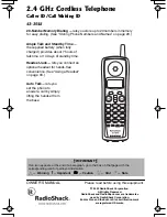 Radio Shack 43-3548 Owner'S Manual preview