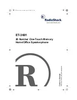 Radio Shack 43-3601 Owner'S Manual preview