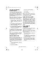 Preview for 19 page of Radio Shack 43-3805 Owner'S Manual