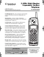 Radio Shack 43-3815/43-3898 Owner'S Manual preview