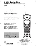 Preview for 1 page of Radio Shack 43-3818 Owner'S Manual