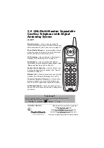 Предварительный просмотр 1 страницы Radio Shack 43-3871 Owner'S Manual