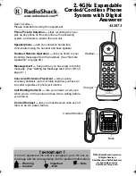 Radio Shack 43-3872 User Manual preview