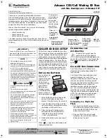 Preview for 1 page of Radio Shack 43-3903 Owner'S Manual