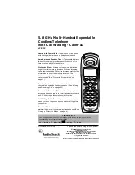 Preview for 1 page of Radio Shack 43-5560 Owner'S Manual