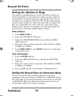 Preview for 74 page of Radio Shack 43-5862 Owner'S Manual