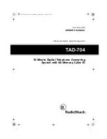 Radio Shack 43-704 Owner'S Manual предпросмотр