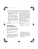 Preview for 10 page of Radio Shack 43-747 Owner'S Manual