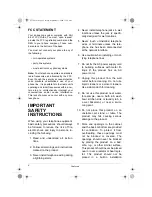 Предварительный просмотр 6 страницы Radio Shack 43-749 Owner'S Manual